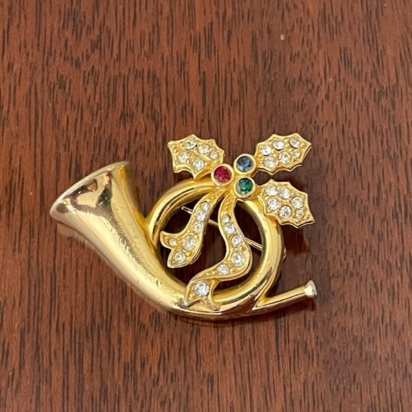 Vintage Christmas brooch. - Picture 3 of 7